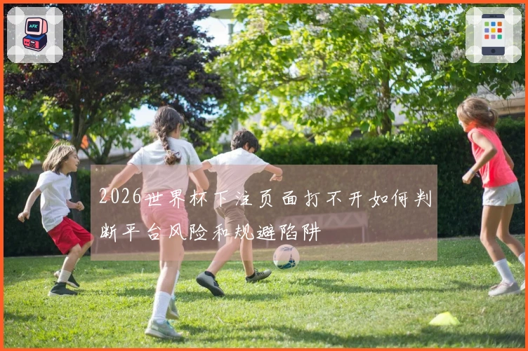 2026世界杯下注页面打不开如何判断平台风险和规避陷阱